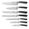 Couteau Santoku EDONIST 18 cm, rivets en acier inoxydable, noir, Lion Sabatier
