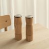 Set de moulins à sel et poivre STORM, set de 2, brun, bois, Stelton