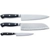 Couteaux de cuisine PREMIER PLUS EURASIA, set de 3, acier inoxydable, F.DICK