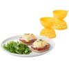 Pocheuse à oeufs GOOD GRIPS 2 pc, jaune, silicone, OXO