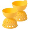 Pocheuse à oeufs GOOD GRIPS 2 pc, jaune, silicone, OXO