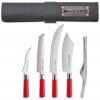 Couteaux de cuisine RED SPIRIT avec étui, set de 5, acier inoxydable, F.DICK