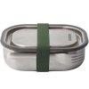 Lunchbox 600 ml, olive, acier inoxydable, Black+Blum