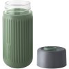 Mug de voyage 340 ml, olive, verre, Black+Blum