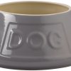 Gamelle pour chien NON TIP 21 cm, gris, grès, Mason Cash