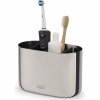 Verre porte brosse à dent EASYSTORE LUXE 70581 argent, acier inoxydable, Joseph Joseph