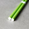 Baguettes 22,5 cm, clair vert / blanc, bambou, MIJ