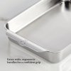 225609 4 pekac ovenbond 33 x 23 cm stribrna nerezova ocel hestan