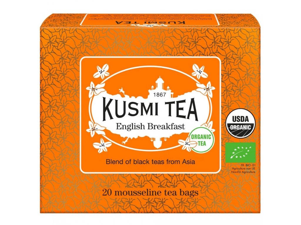 μαύρο τσάι ENGLISH BREAKFAST Kusmi Tea 20 τσάντες μουσελίνας