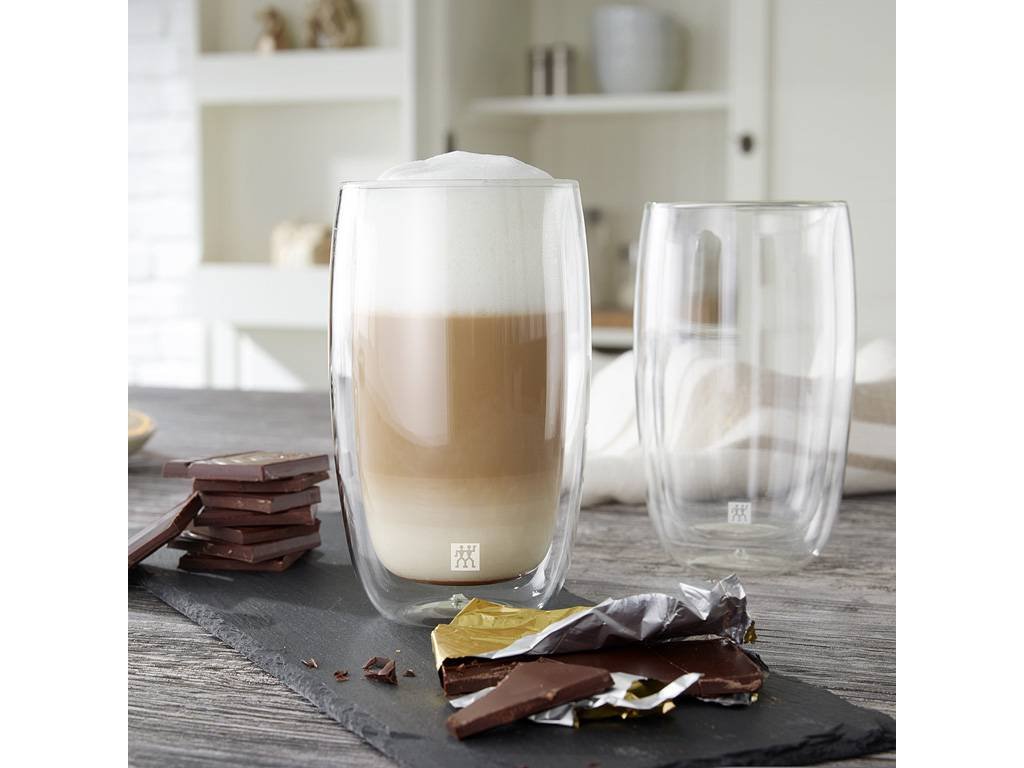 Zwilling - Sorrento Verres à Latte Macchiato à Double Paroi 350 ml 2 pcs -  Les Secrets du Chef