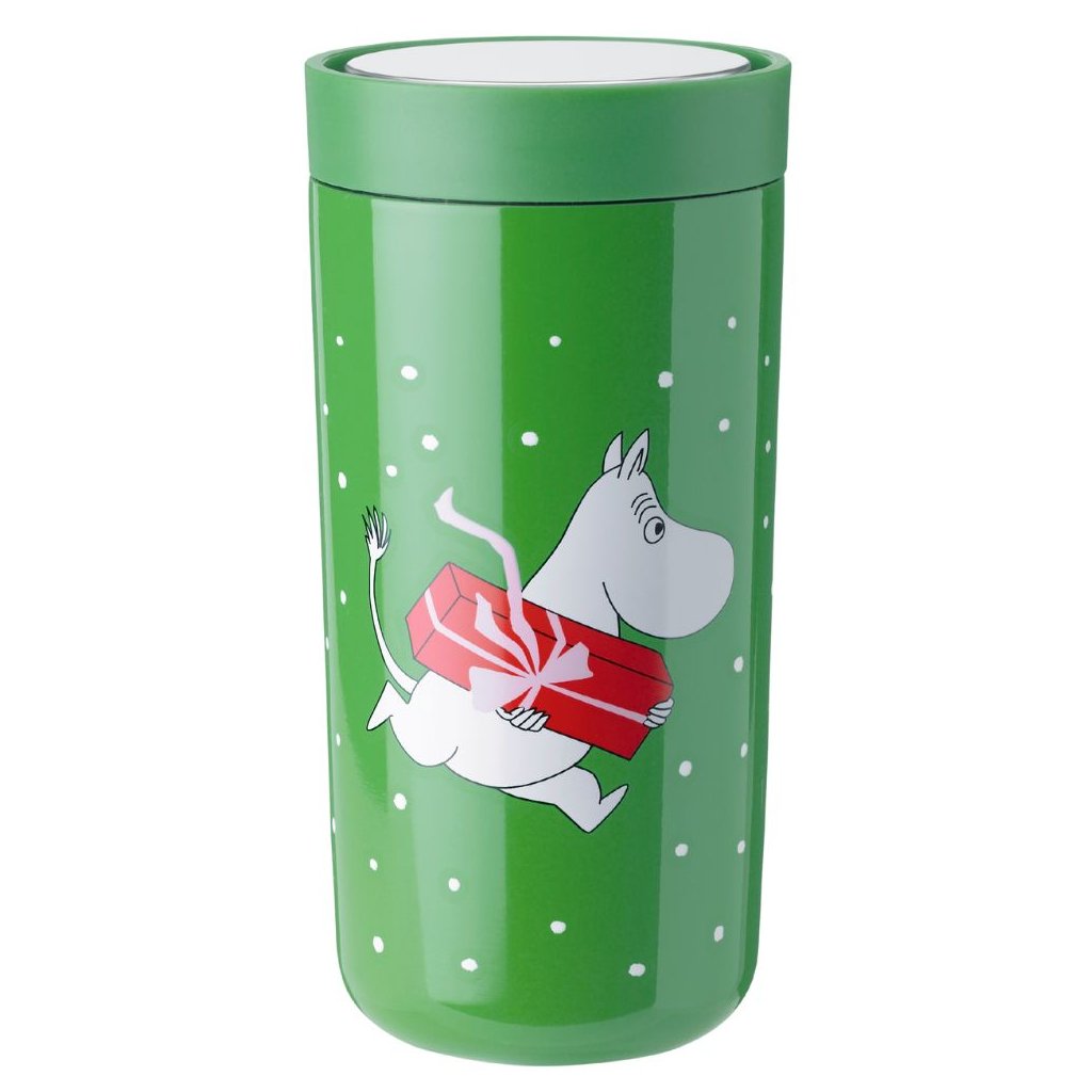 Κούπα θερμός TO GO CLICK MOOMIN PRESENT 400 ml, πράσινο, Stelton