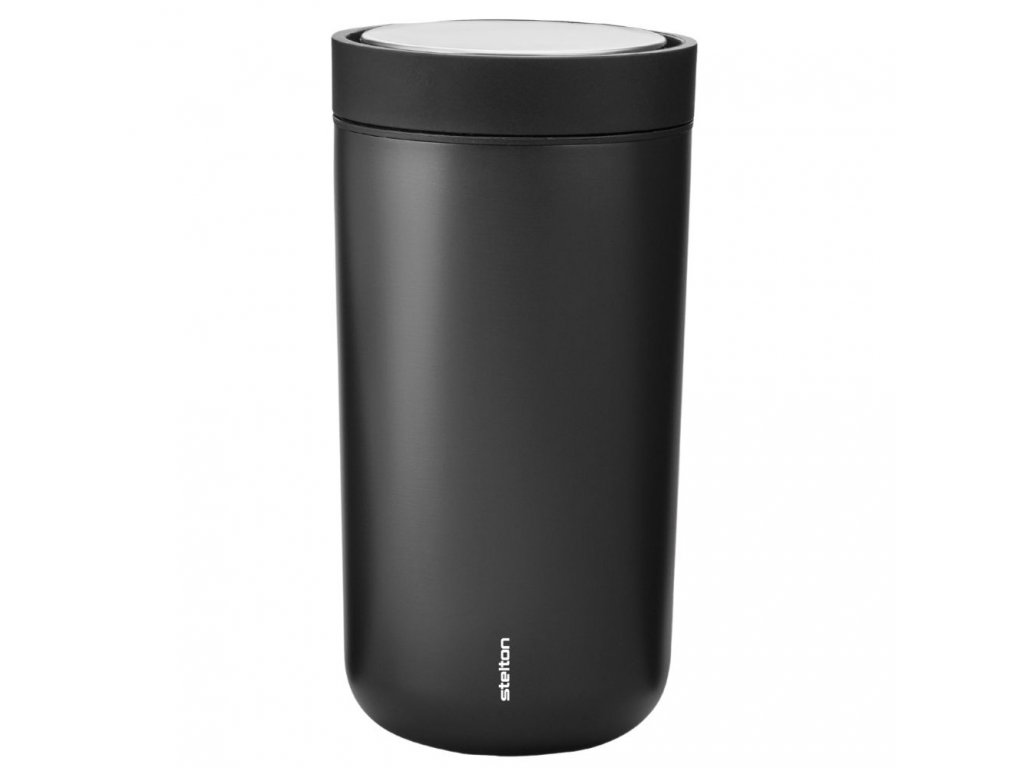Κούπα ταξιδίου TO GO CLICK, 200 ml, μαύρο μεταλλικό, Stelton