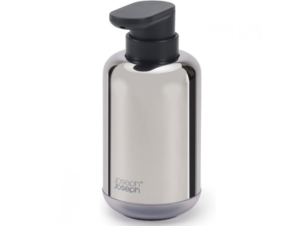 Δοχείο για υγρό σαπούνι EASYSTORE LUXE 70582 300 ml, ασημί, ανοξείδωτο ατσάλι, Joseph Joseph
