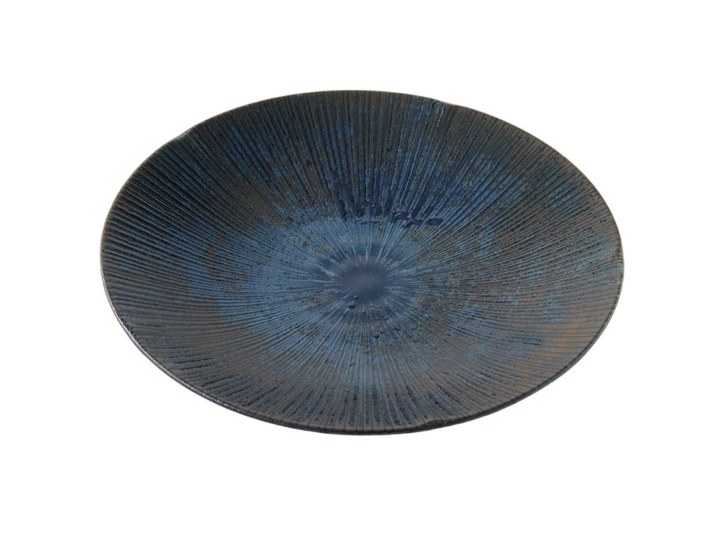 Πιάτο γεύματος ICE DUSK 24,5 cm, μπλε, κεραμικό, MIJ