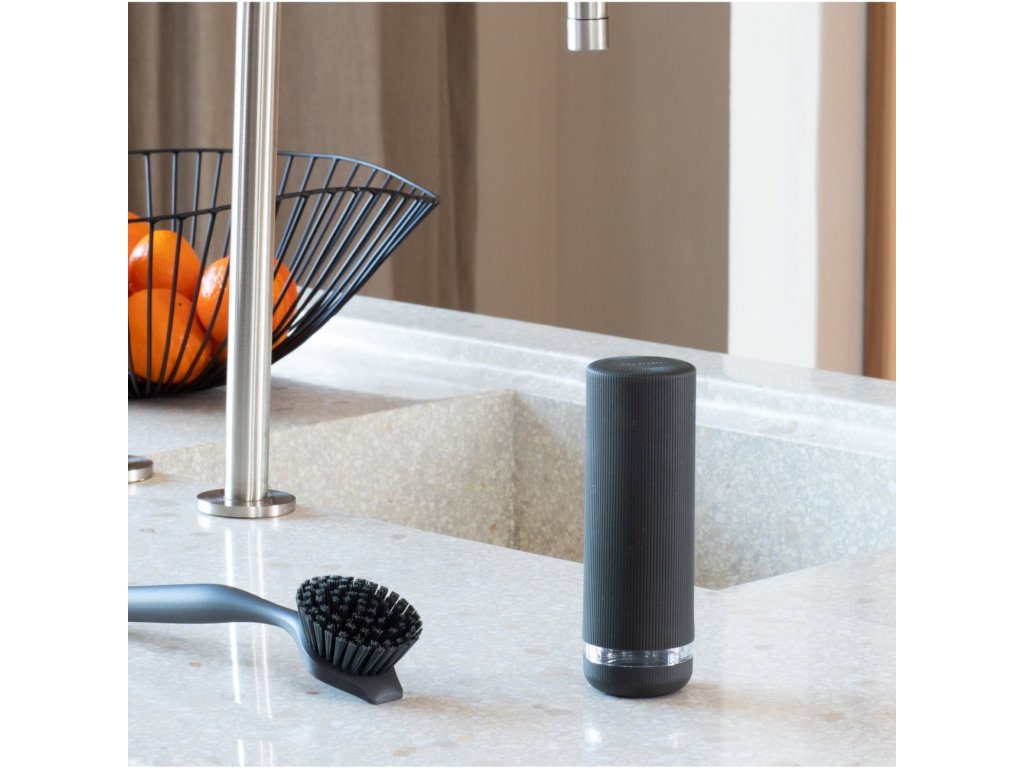 Δοχείο για υγρό σαπούνι SINKSTYLE 200 ml, σε γκρι απόχρωση, σιλικόνη, Brabantia