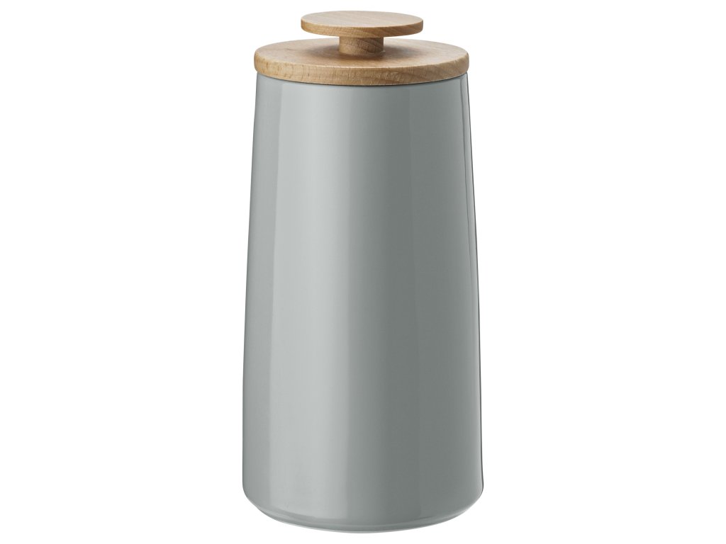 Βάζο αποθήκευσης τροφίμων EMMA 0,7 l, γκρι, πήλινο, Stelton