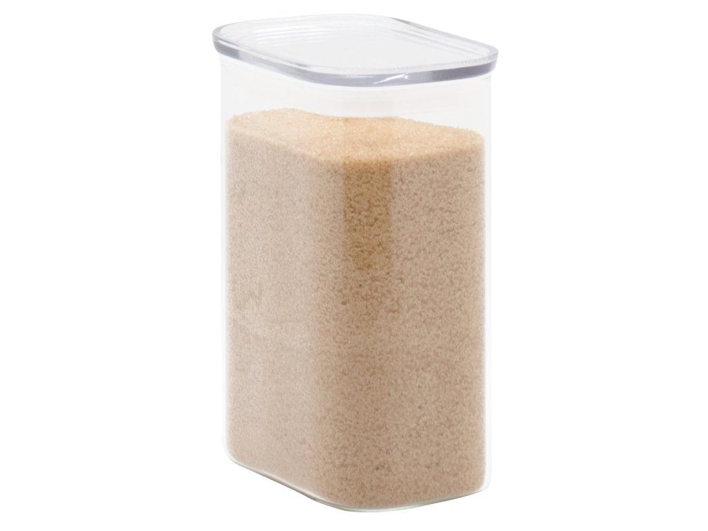 Βάζο αποθήκευσης τροφίμων PKV-064 1,2 l, γυαλί, Pebbly