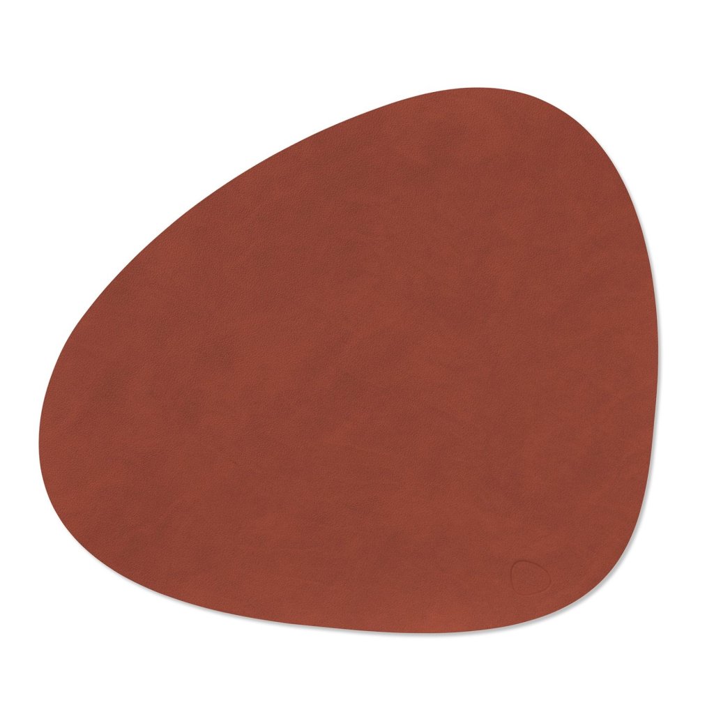 Σουπλά CURVE NUPO 37 x 44 cm, Sienna, δέρμα, LIND DNA