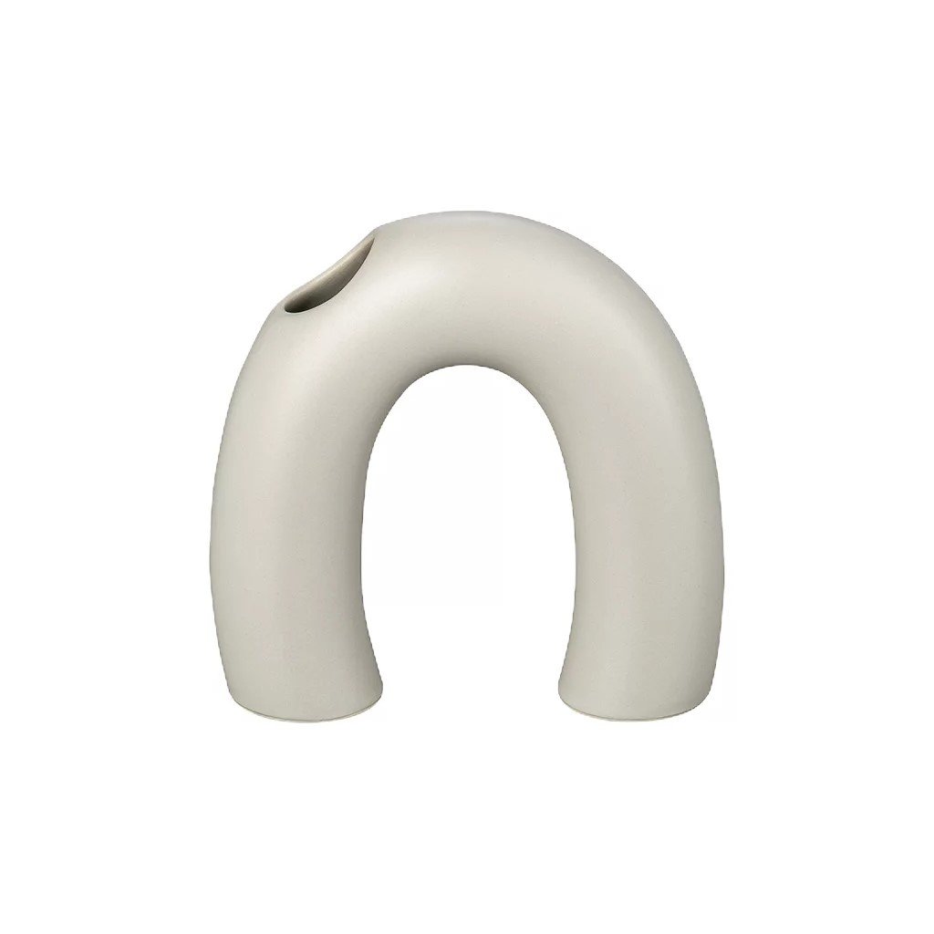 Βάζο KAGETSU 12 cm, φως γκρι, ψαμμίτης, Blomus