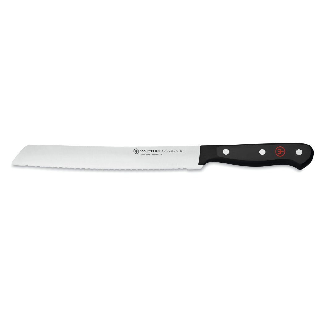 Μαχαίρι ψωμιού GOURMET 20 cm, μαύρο, Wüsthof