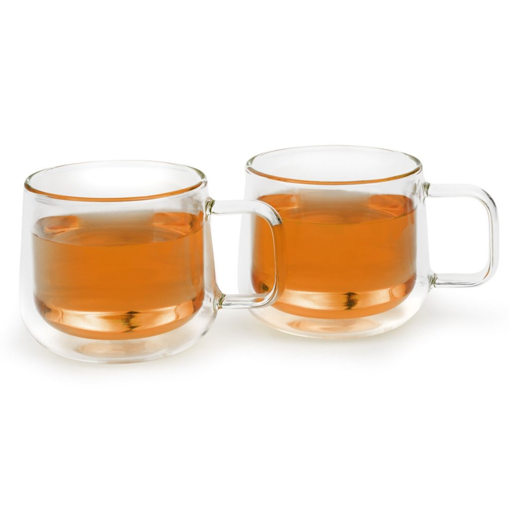 Διαφανής κούπα MERANO 290 ml, σετ 2 τμχ, ανοιχτό, γυαλί, Bredemeijer