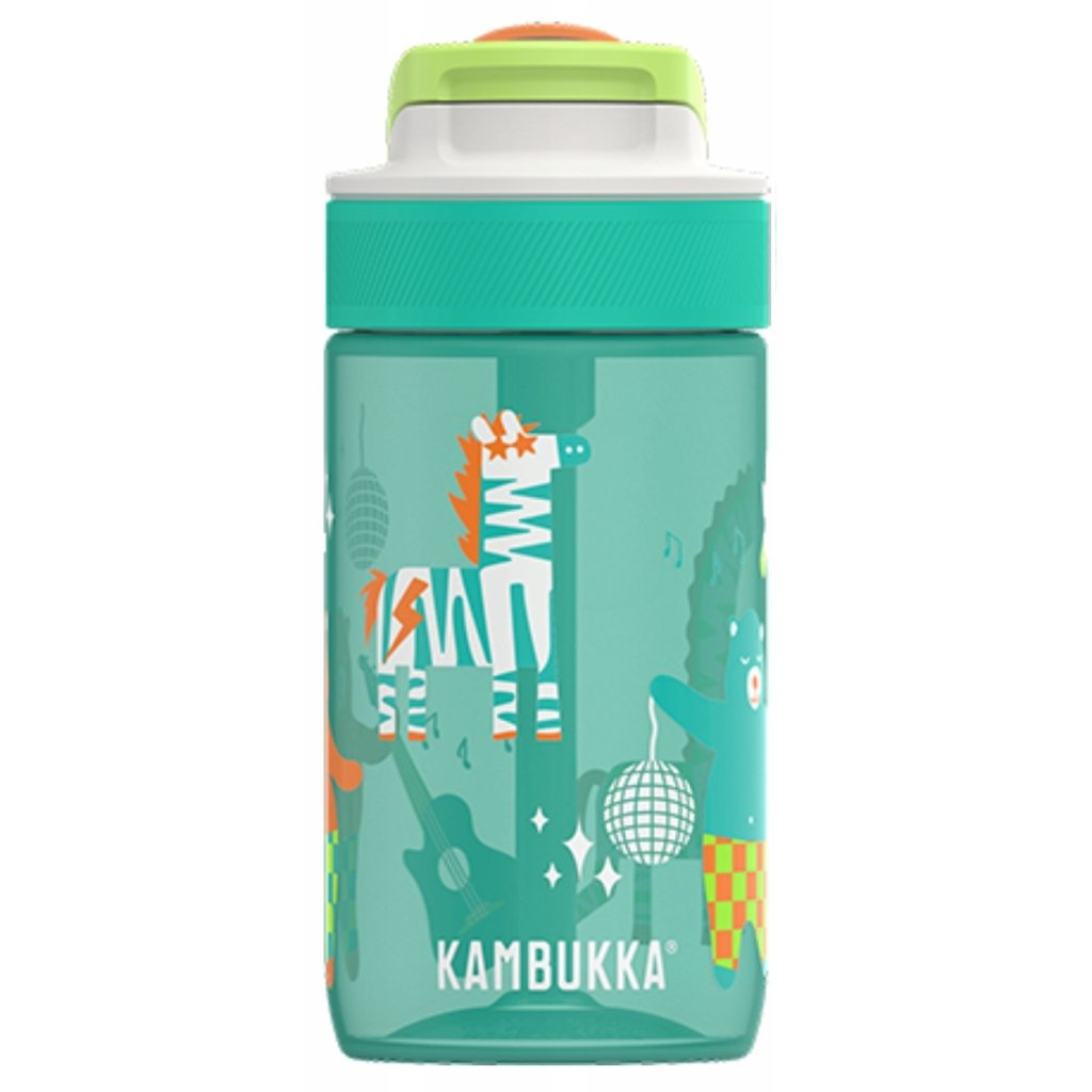 Παιδικό παγούρι LAGOON 400 ml, disco zoo, tritan, Kambukka