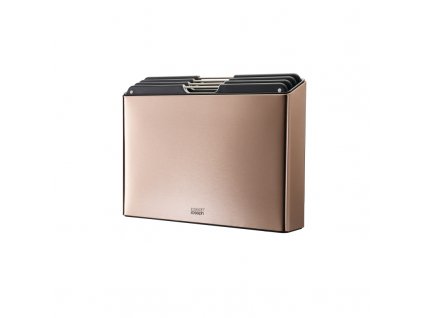 Σταθείτε με σανίδες κοπής FolioSteel 60172 Joseph Joseph rose χρυσός 24x34 εκ 4 τεμ