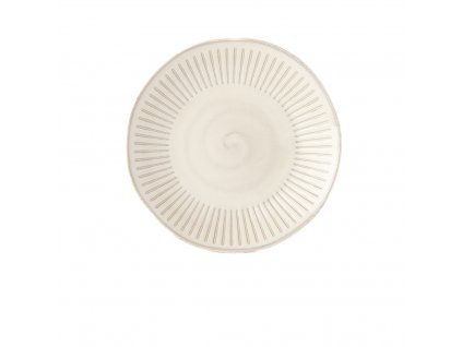 Πιάτο ορεκτικών RIDGED ALABASTER MIJ 20 εκ
