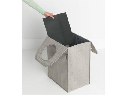 Καλάθι πλυντηρίου ρούχων, 55 l, ανοιχτό γκρι, Brabantia