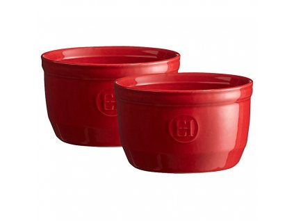 Φόρμα ψησίματος ramekin LE N°10, σετ 2 τεμαχίων, σε κόκκινο μπορντό, Emile Henry