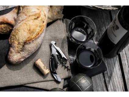 Τιρμπουσόν LUXURY, σε κουτί δώρου, με λαβή από έβενο, Laguiole
