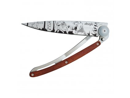 Μαχαίρι τσέπης NATURE HUNTING, 37 g, από ξύλο τριανταφυλλιάς, deejo