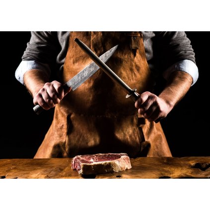 Ράβδος ακονίσματος μαχαιριών INTENSE, 26 cm, Forged