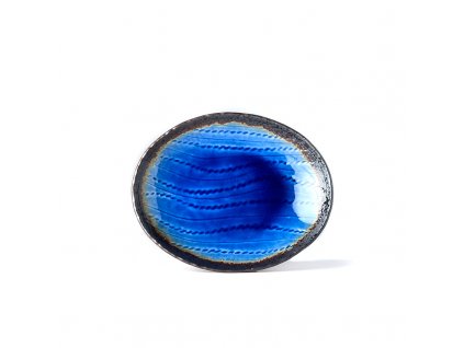 Πιατέλα σερβιρίσματος COBALT BLUE, 24 x 20 cm, MIJ
