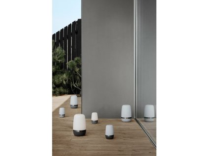 Φορητή επιτραπέζια λάμπα SPIRIT S, LED, ασημί γκρι, Blomus