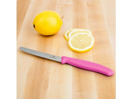 Μαχαίρι ντομάτας, 11 cm, ροζ, Victorinox