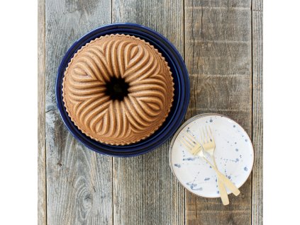 Φόρμα ζαχαροπλαστικής Bundt BAVARIA BUNDT, ασημένια, Nordic Ware
