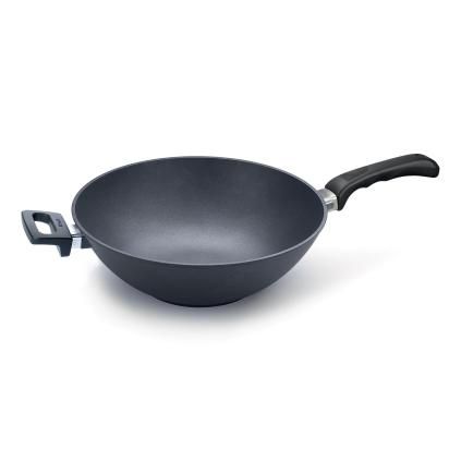 Τηγάνι wok TITANIUM NOWO 32 cm, για επαγωγή, τιτάνιο, WOLL