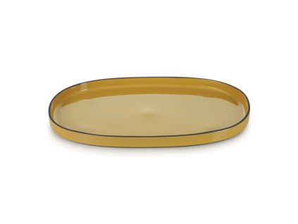 Πιατέλα σερβιρίσματος CARACTERE, 35 cm, σε απόχρωση κουρκουμά, REVOL