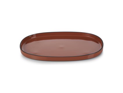 Πιατέλα σερβιρίσματος CARACTERE, 35 cm, σε απόχρωση κανέλας, REVOL