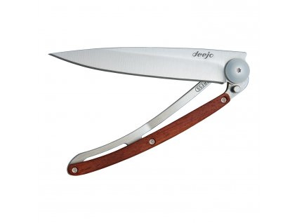 Μαχαίρι τσέπης, 37 g, εξαιρετικά ελαφρύ, από ξύλο τριανταφυλλιάς, deejo