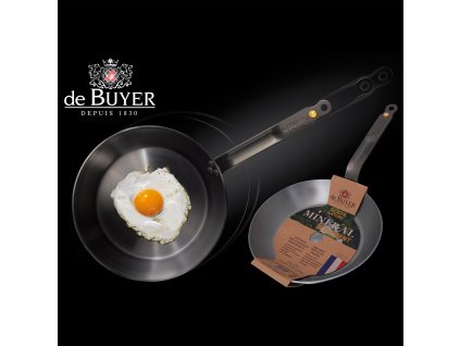 Τηγάνι ομελέτας MINERAL B 24 cm, de Buyer