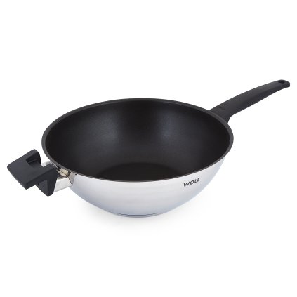 Τηγάνι wok concept, 30 cm, με γυάλινο κάλυμμα, WOLL