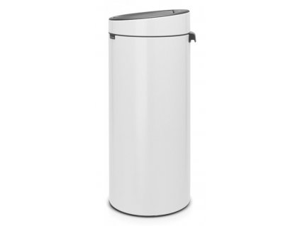 Κάδος με καπάκι αφής TOUCH BIN NEW, 30 l, σε λευκό, Brabantia