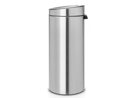 Κάδος με καπάκι αφής TOUCH BIN NEW, 30 l, ανθεκτικό στα δακτυλικά αποτυπώματα, σε ματ ατσάλι, Brabantia