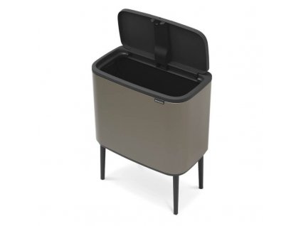 Κάδος με καπάκι αφής BO, 36 l, σε πλατίνα, Brabantia