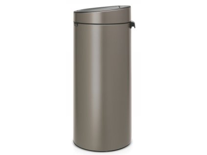 Κάδος με καπάκι αφής TOUCH BIN NEW, 30 l, σε πλατίνα, Brabantia