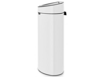 Κάδος με καπάκι αφής TOUCH BIN NEW, 40 l, σε λευκό, Brabantia