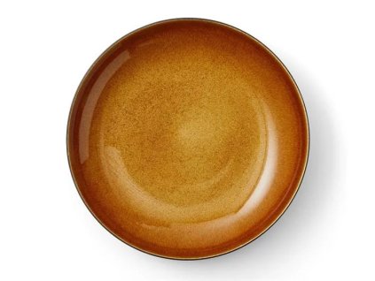Σαλατιέρα, 40 cm, σε μαύρο/πορτοκαλί, Bitz