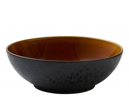 Σαλατιέρα, 30 cm, μαύρο/πορτοκαλί, Bitz